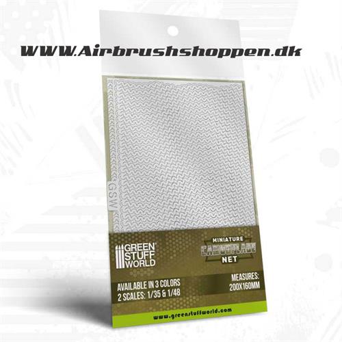 CAMOUFLAGE NET - Miniature Camouflage Nets White 1:48 GSW